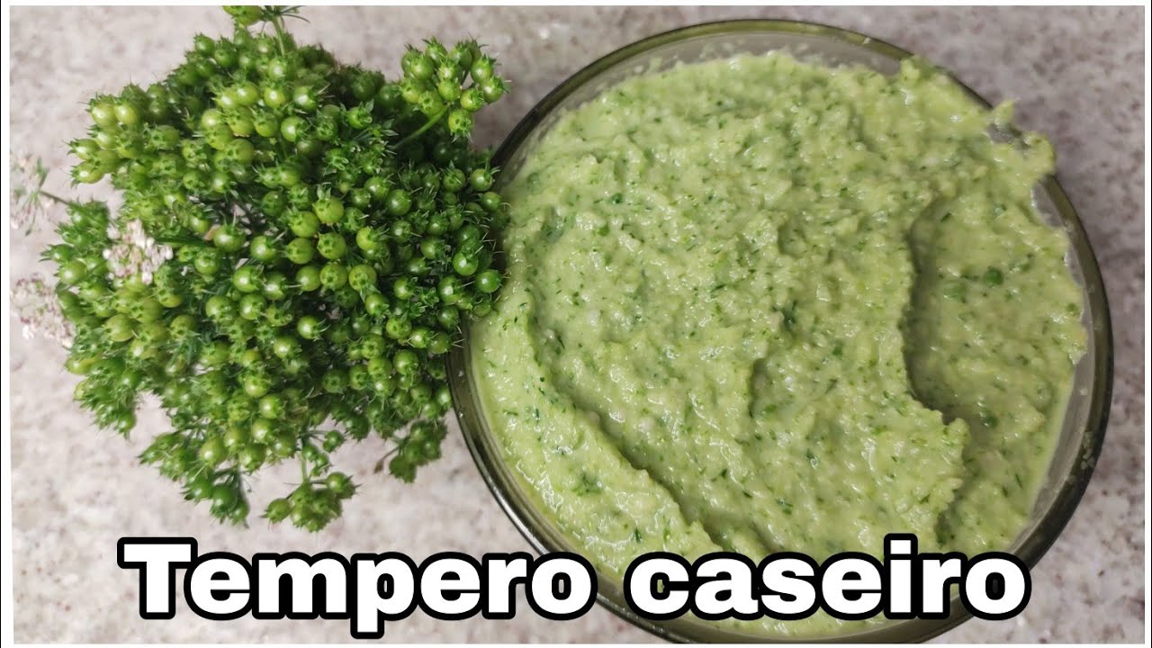 Tempero caseiro fácil de fazer/ com coentro de caroço maravilhoso.