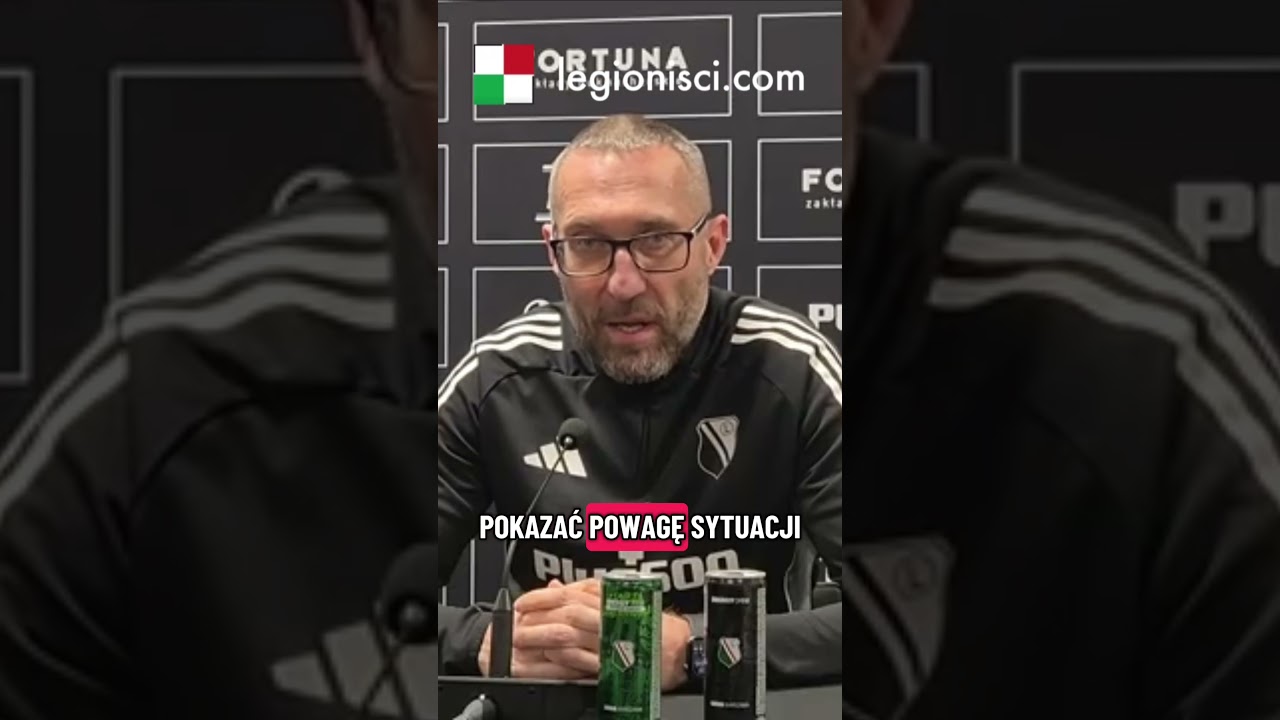 PAPSZUN: TO POKAZUJE POWAGĘ SYTUACJI  #legiawarszawa