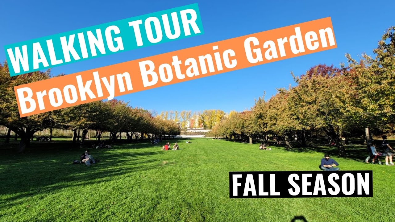 Brooklyn Botanic Garden (Walking Tour) - 4K
