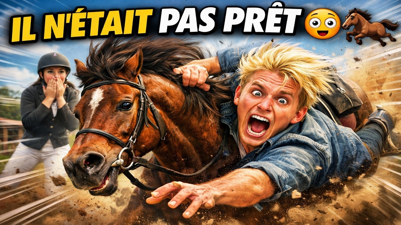 🐎 Son premier rendez vous &agrave; cheval&hellip; tourne au CAUCHEMAR ! 😳 Blague du Jour