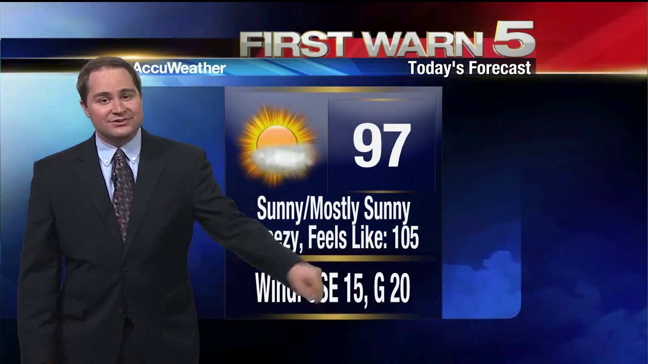Morning Weather Forecast for Wednesday, August 12, 2020