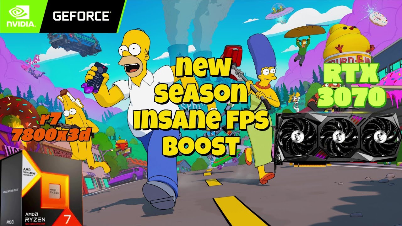 RYZEN 7 7800X3D + RTX 3070 | NEW Simpsons Season | Solo BR Benchmark | Performance Mode 1080p