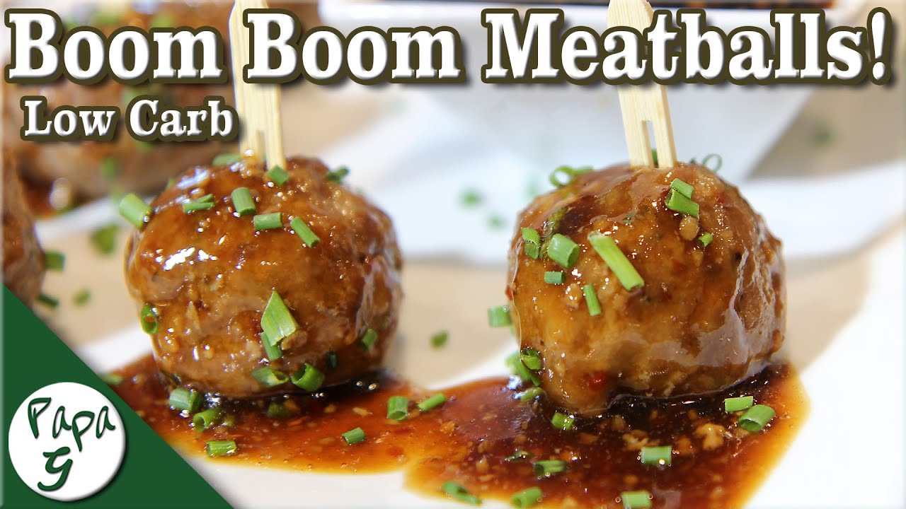 Boom Boom Meatballs! – Spicy Italian Meatballs – Low Carb Keto Recipe