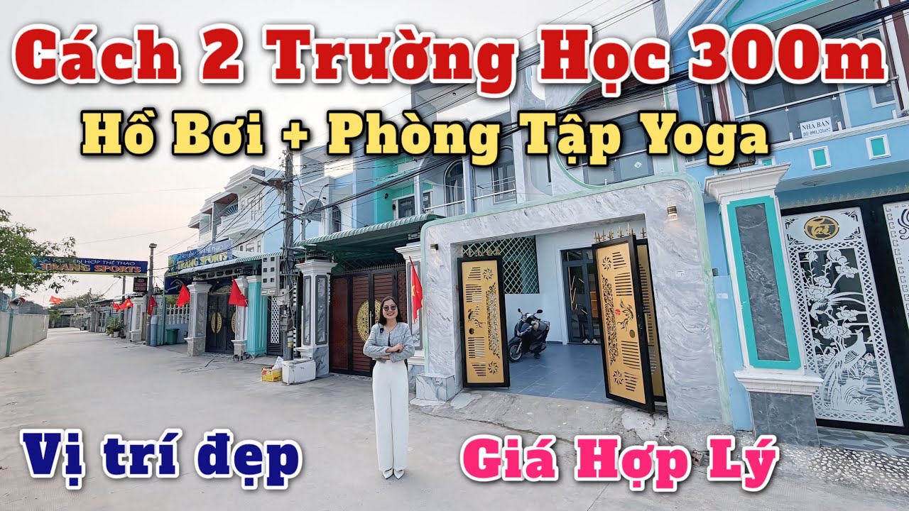 VỊ TRÍ ĐẸP ĐƯỜNG DỄ ĐI KẾ BÊN CHỢ VÀ TRƯỜNG HỌC 😇Bán nhà gần chợ Long Thượng đầy đủ tiện ích