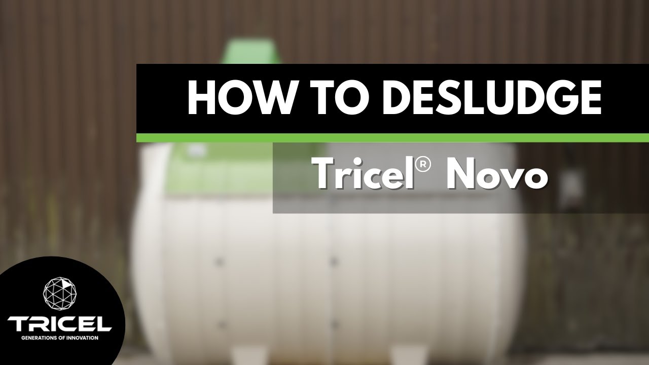 How to desludge your Tricel Novo Wastewater treatment plant