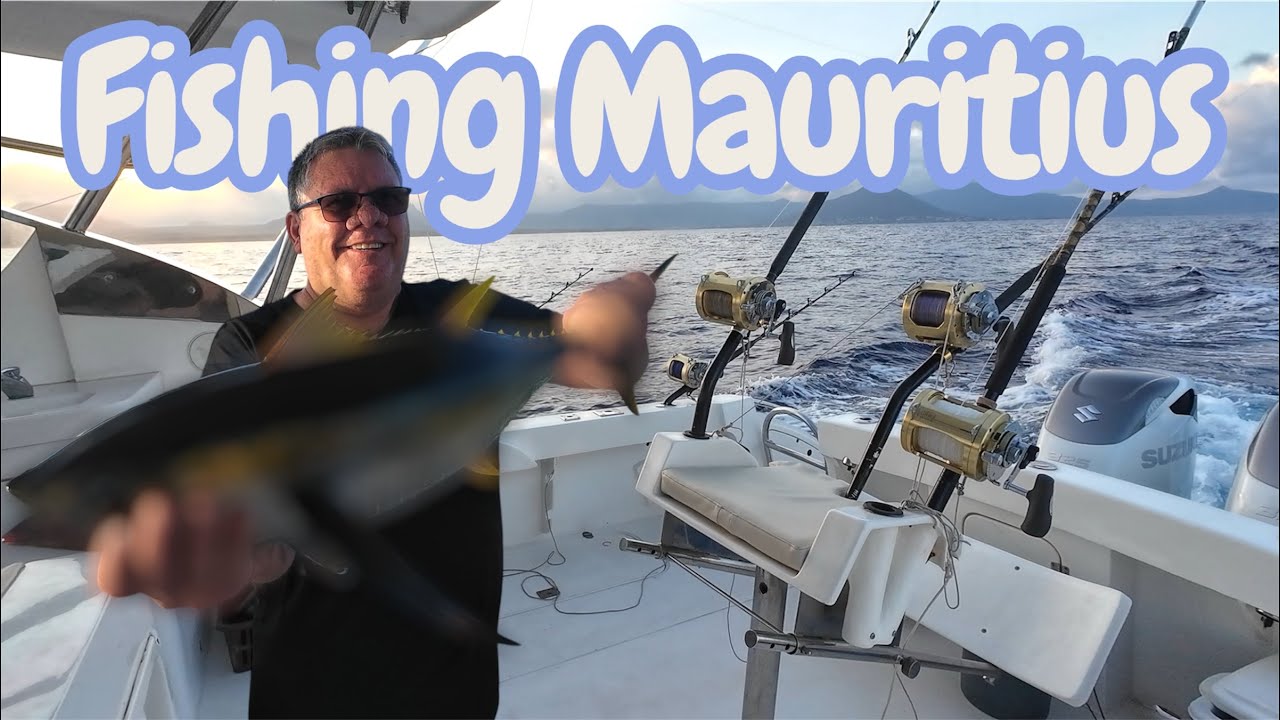 What's a holiday without a fishing trip? Fishing in Mauritius