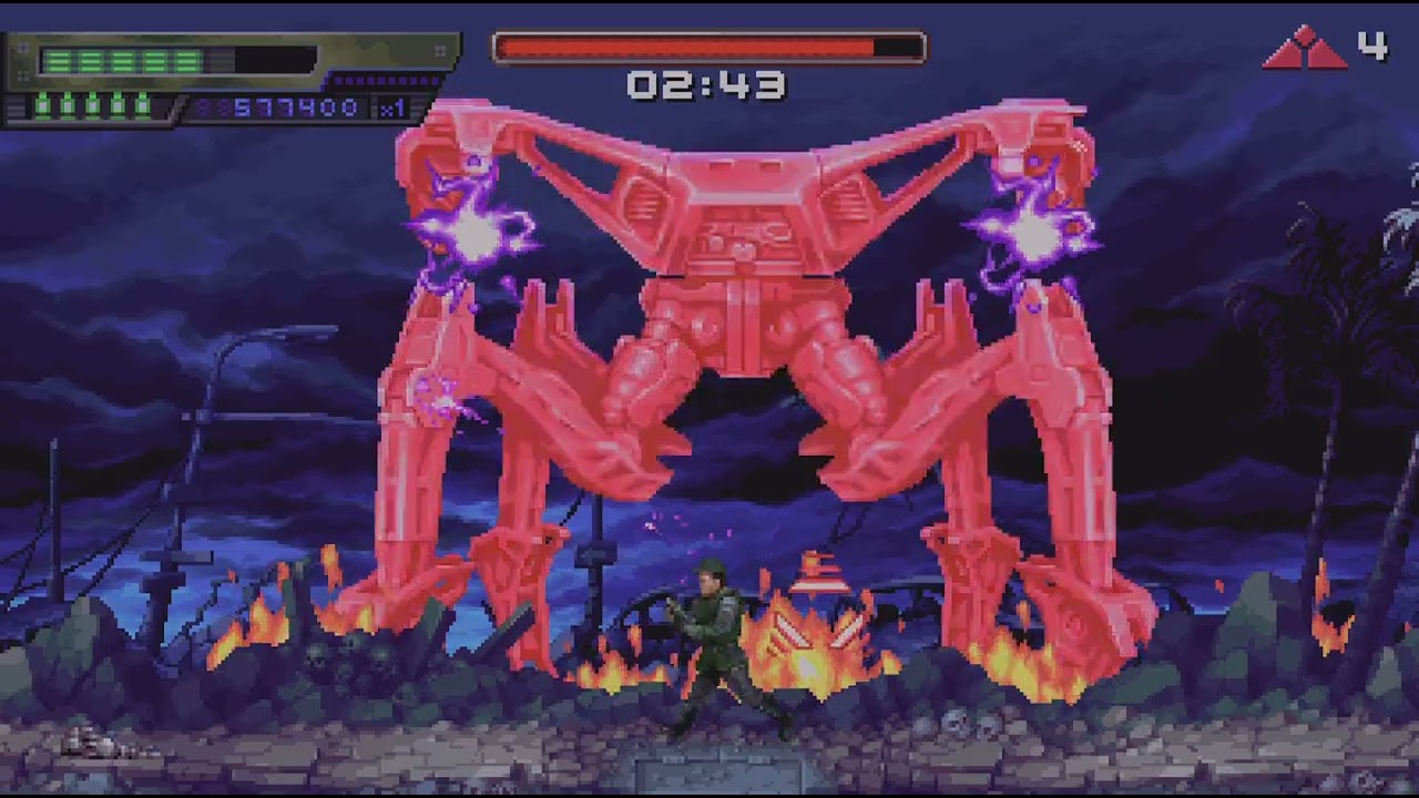 Terminator 2D: NO FATE Gameplay:Fabbrica Cyberdyne (Parte 2) + Resistenza (Parte 1)