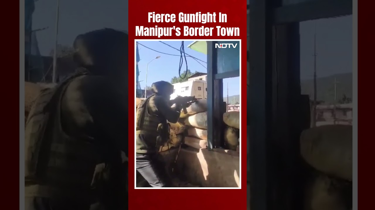 Fierce Gunfight Between Security Forces And Insurgents In Manipur's Border Town