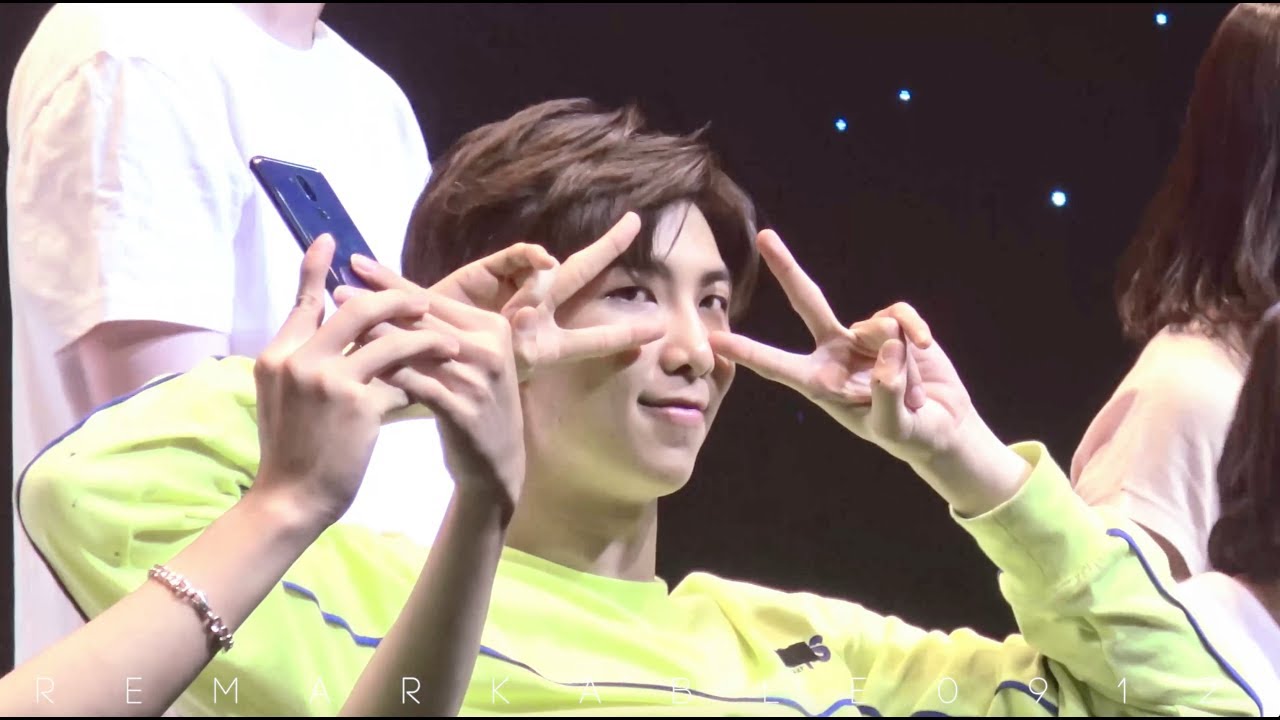 180603 미화당 여의도 팬싸 방탄소년단  김남준 BTS Mihwadang Fansign RM FANCAM