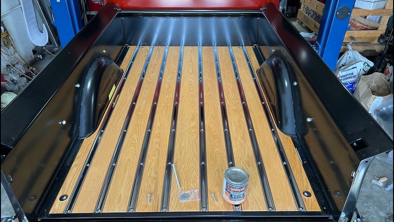 1950 Chevy 3100 Truck Bed Wheel Tubs And Wood Bed
