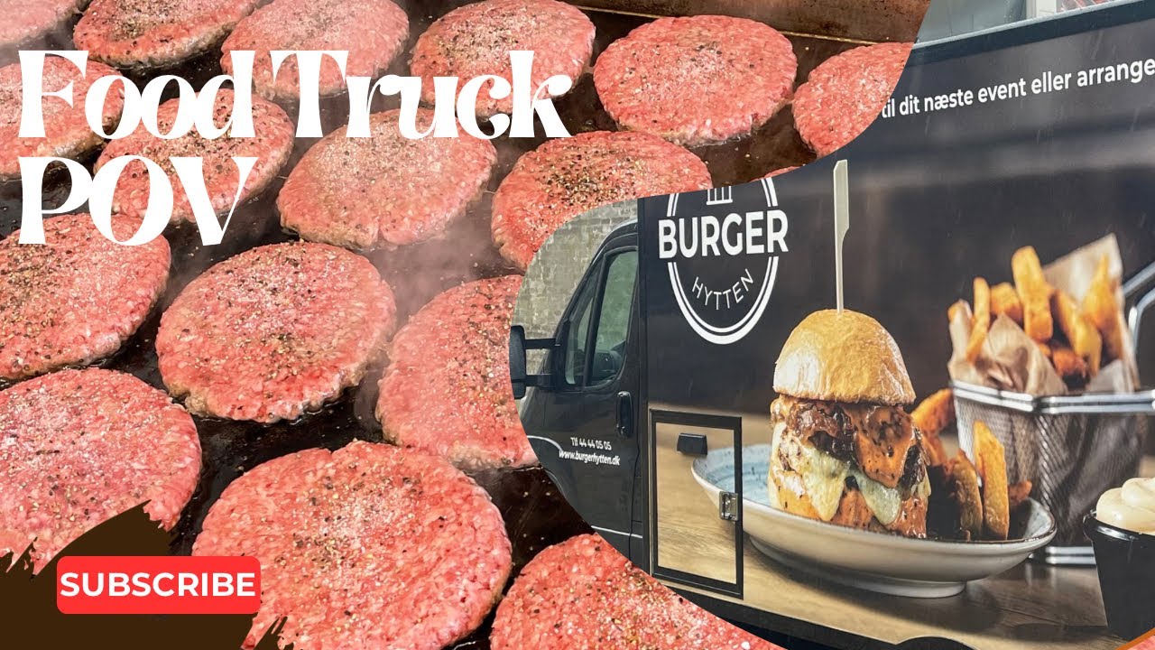 34 min. POV: Real Food Truck Vibes at a Danish Family Celebration 🎉🍔