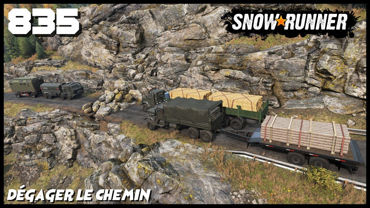 S16 D&eacute;gager le chemin - Snowrunner #835 FR Serie X
