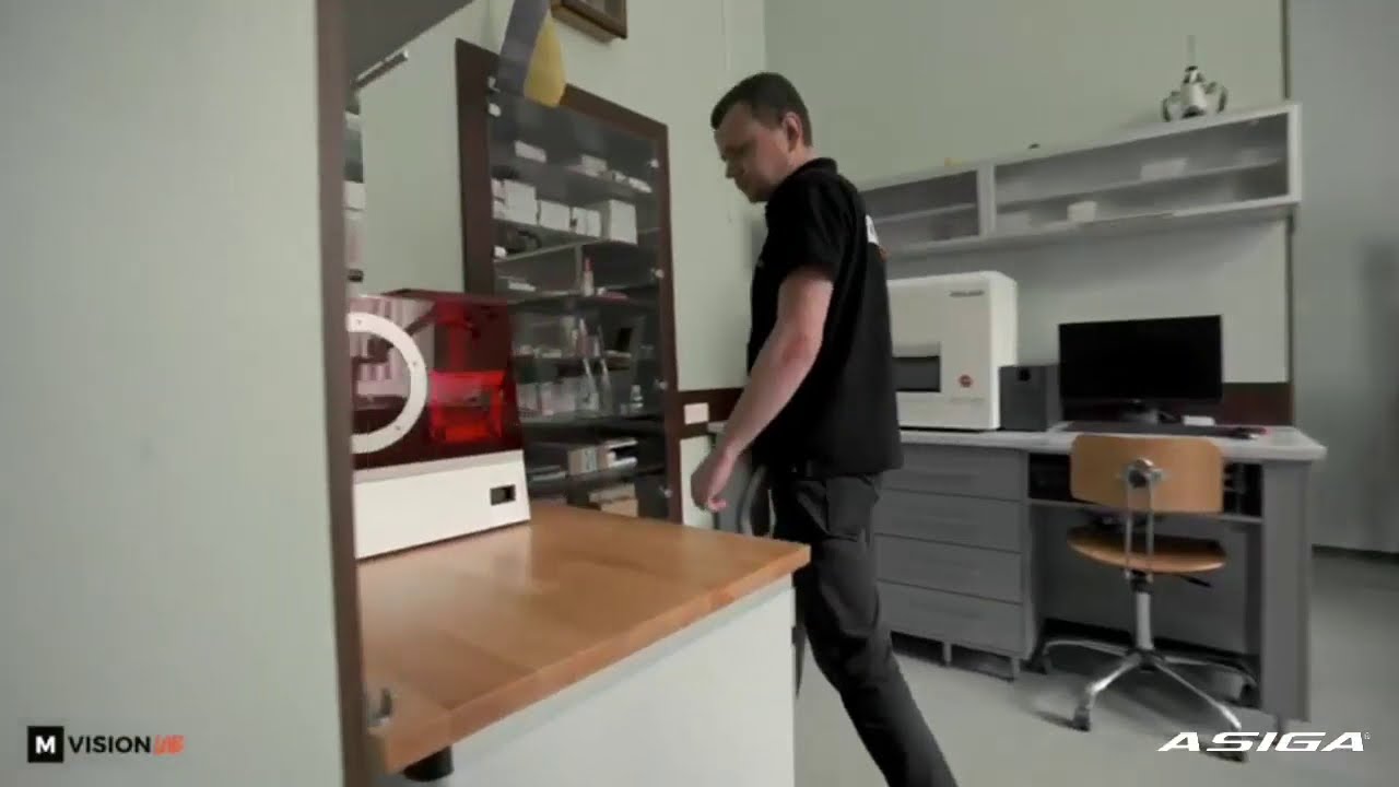 3D принтер Asiga MAX в лаборатории M.VisionLAB, Украина