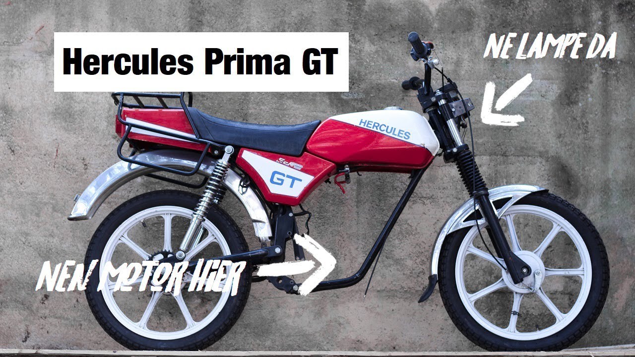 KOMPLETTER Wiederaufbau - Hercules Prima GT Mofa  | Teil 1/2 Moped Factory