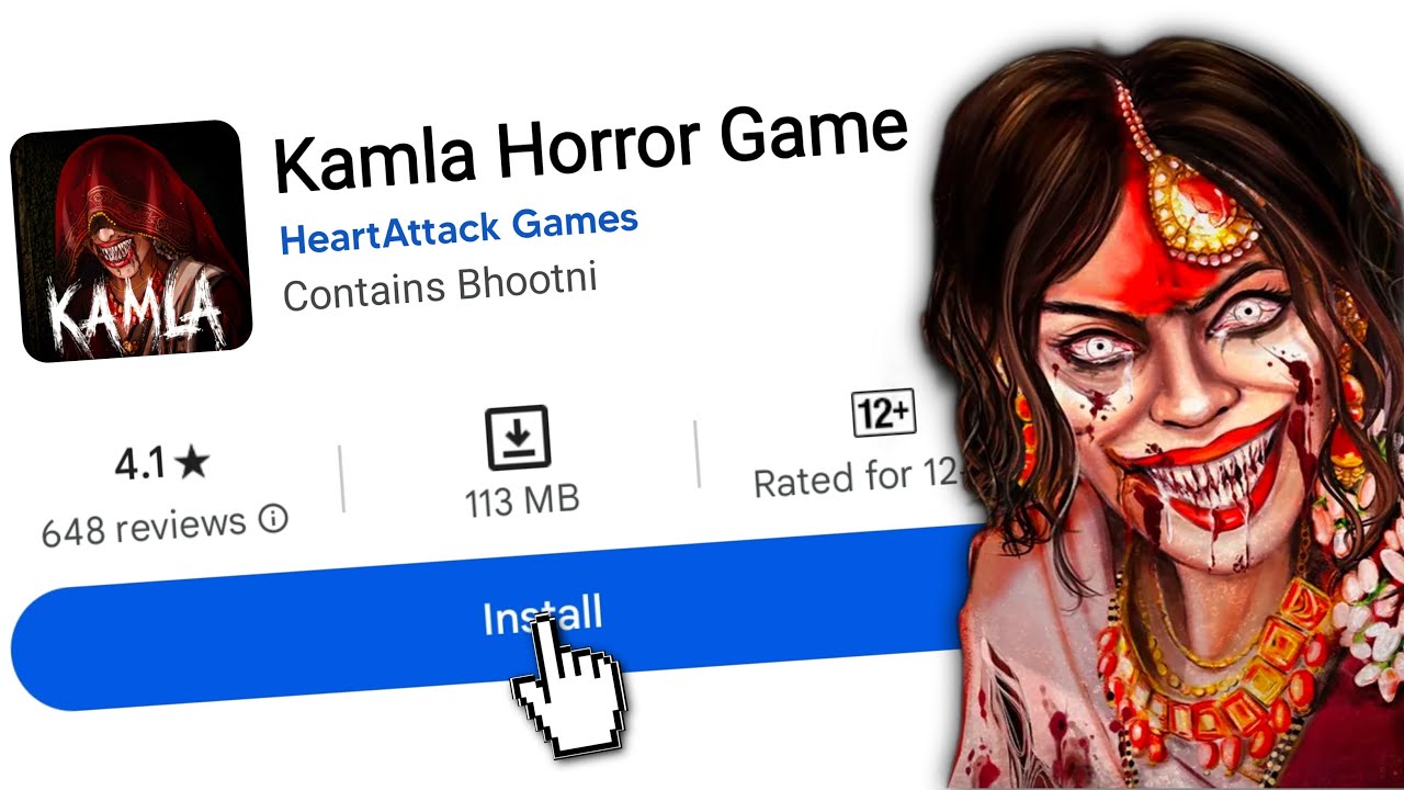 I Found A Horror Game Like Kamla 😱 On Play Store 🤩