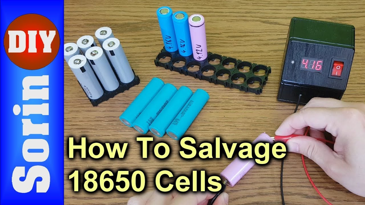 How To Test Salvaged 18650 Cells - From Laptop Batteries