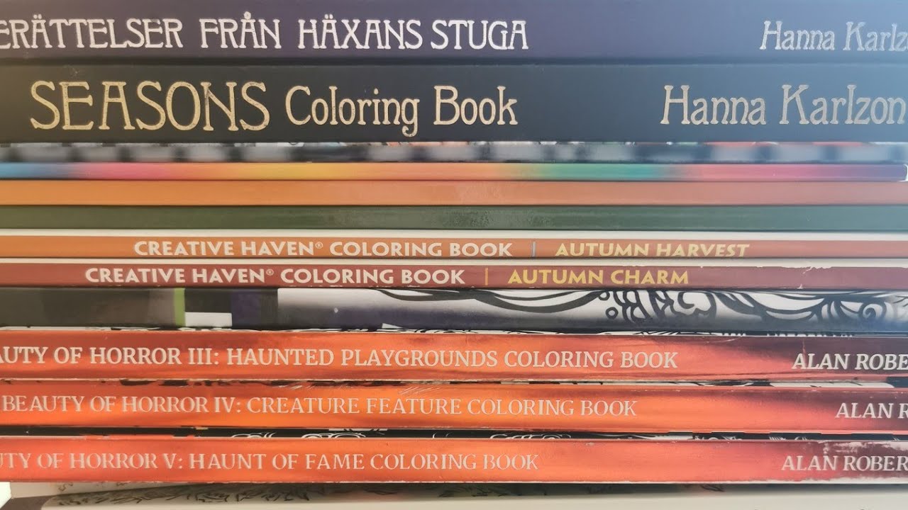 My Collection Of Autumn & Halloween Colouring Books
