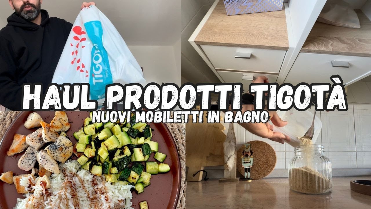 🫧 HAUL PRODOTTI PER LA CASA DA TIGOTA' 🧺 Nuovi mobiletti in bagno