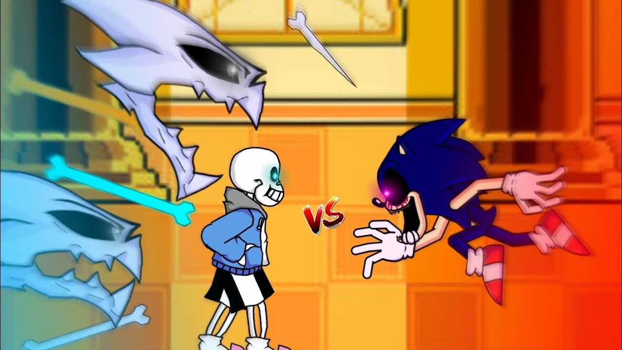 Sans (Undertale) Vs Sonic.exe DC2 ANIMATION PART 1!