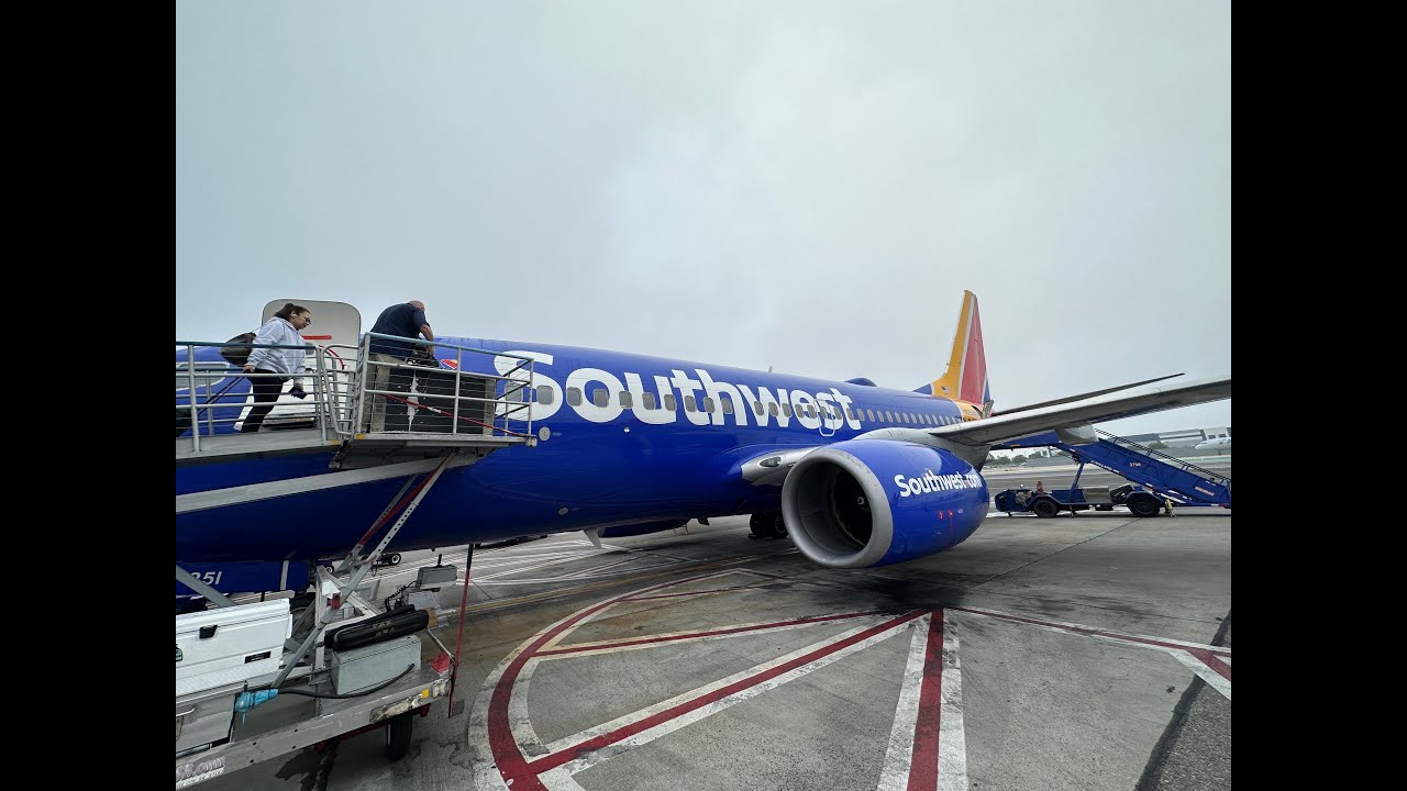 Burbank to Las Vegas - Southwest Airlines - Full Flight Video