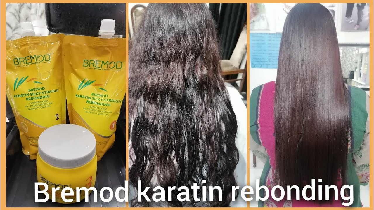 Bremod keratin rebonding treatment.