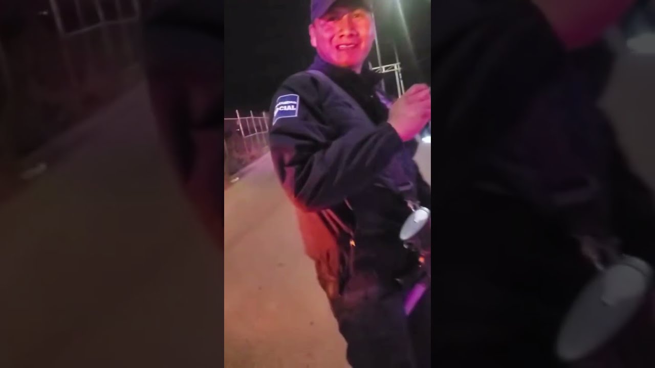 POLICIAS en la OSCURIDAD pidiendo DOCUMENTOS