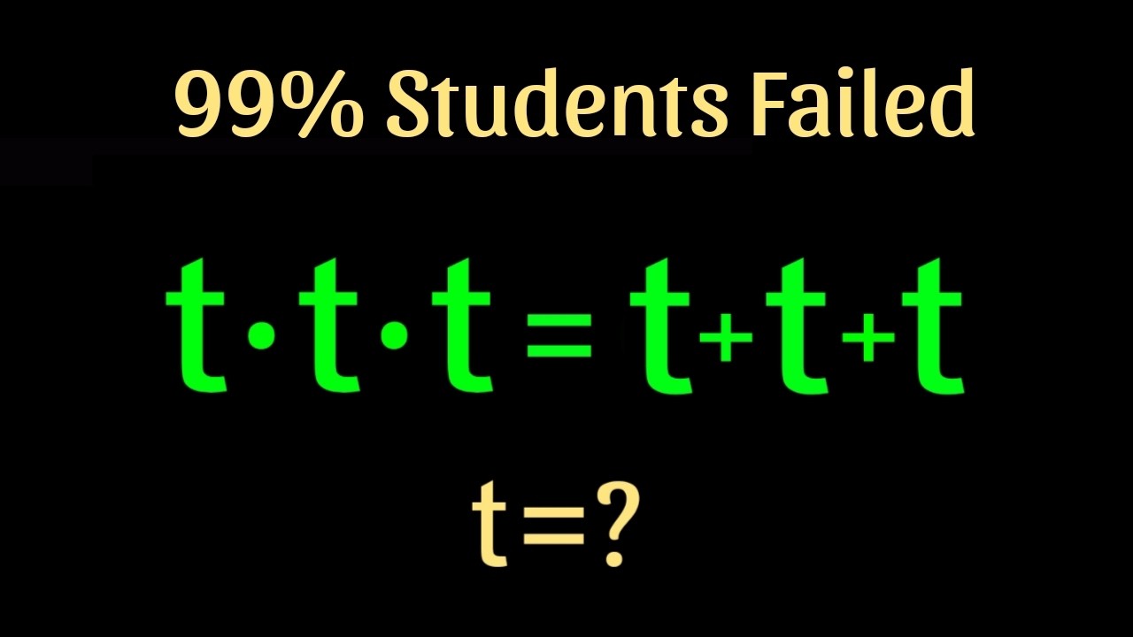 Solving a 'Harvard' University entrance exam question