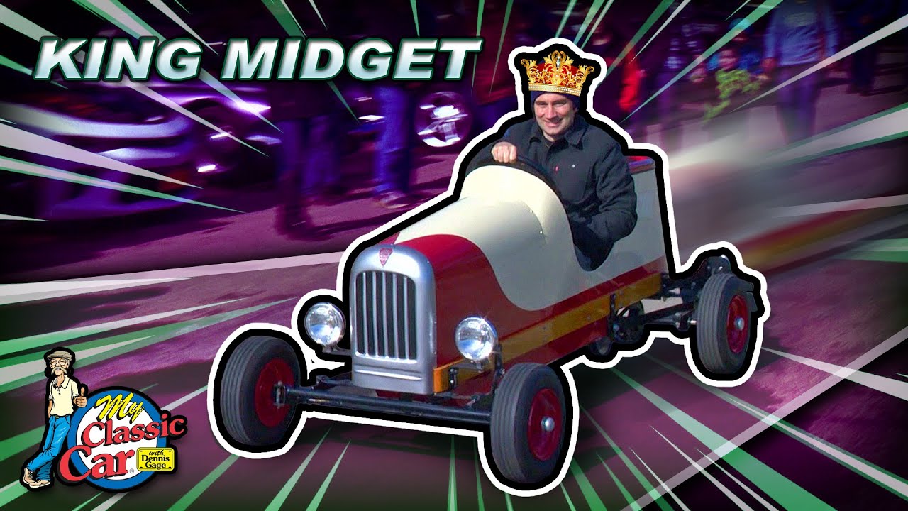 King Midget Car Built by Fisher-Price Toy Designer & Ford Deluxe Sedan Built with 