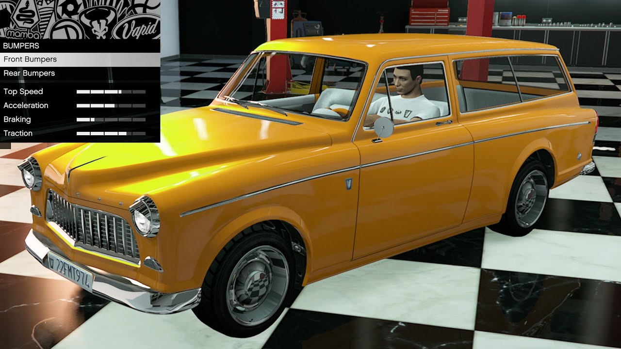 GTA 5 - Past DLC Vehicle Customization - Vulcar Fagaloa (Volvo Amazon Wagon)