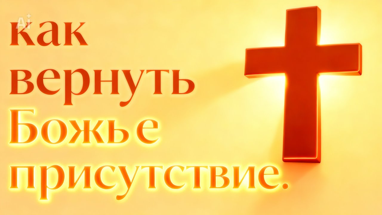 Как вернуть Божье присутствие. в прямом эфире. 