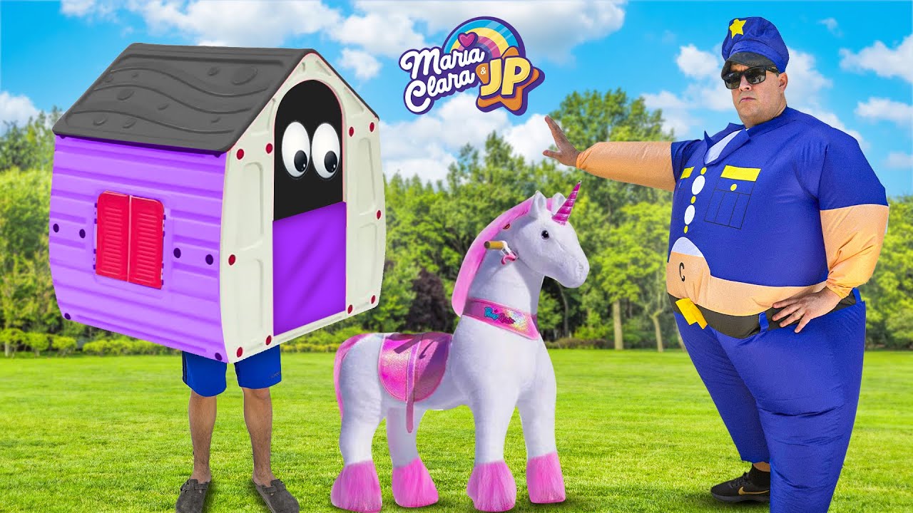 Histórias divertidas com o Poney Mágico da Maria Clara e JP
