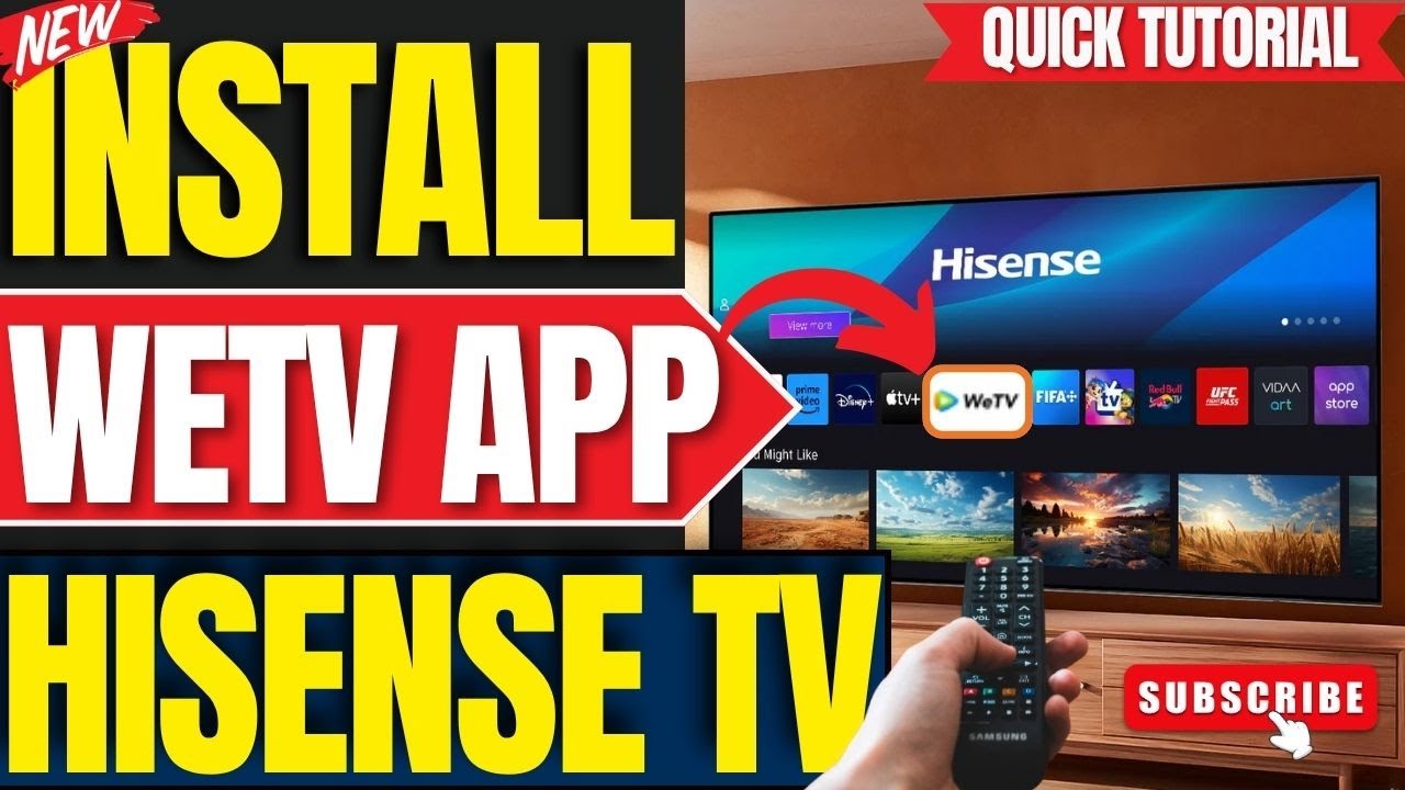 Как установить приложение WeTV на любой смарт-телевизор Hisense (гид на 2026 год)