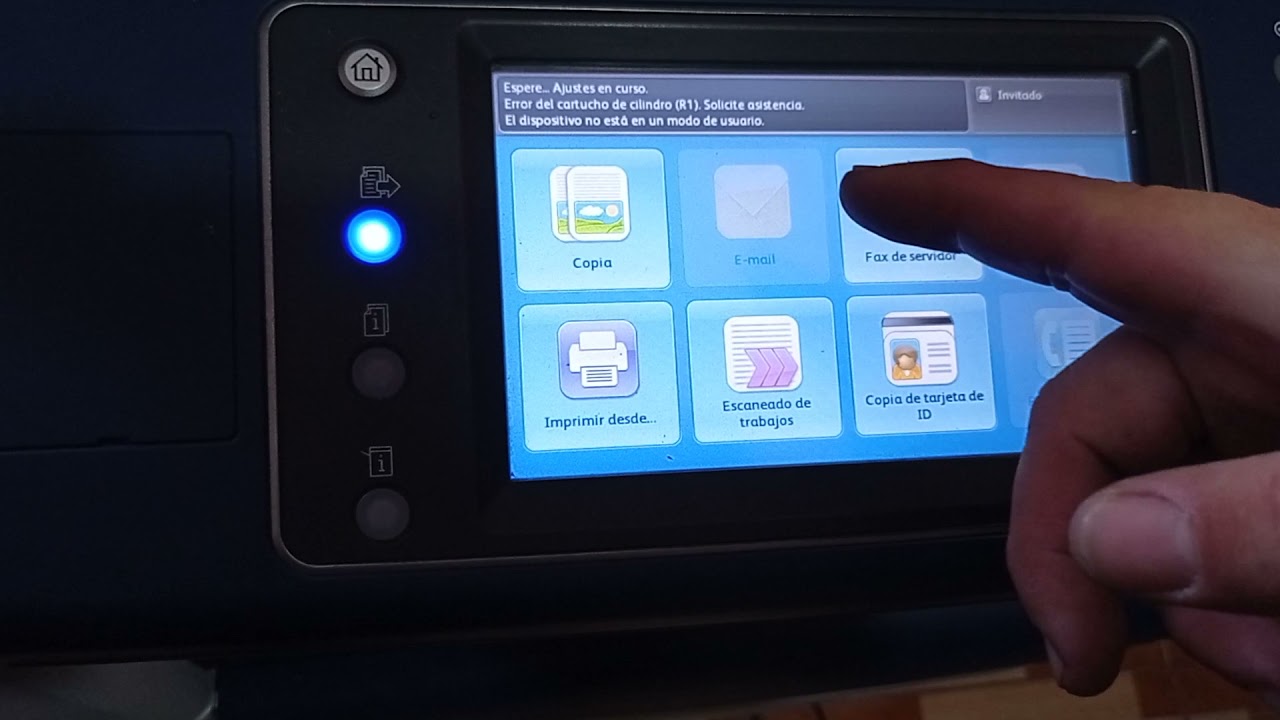 ELIMINAR ERROR XEROGRAFICO SACANDO LOS R DE IMPRESORA XEROX 7220 7225 EN ESPAÑOL