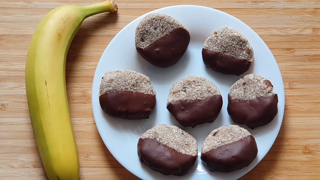 Schoko Bananen Kekse - Ein leckeres Ende f&uuml;r reife Bananen
