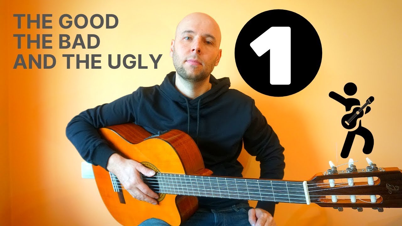 The Good The Bad And The Ugly - Fingerstyle Guitar  Tutorial (урок 1)
