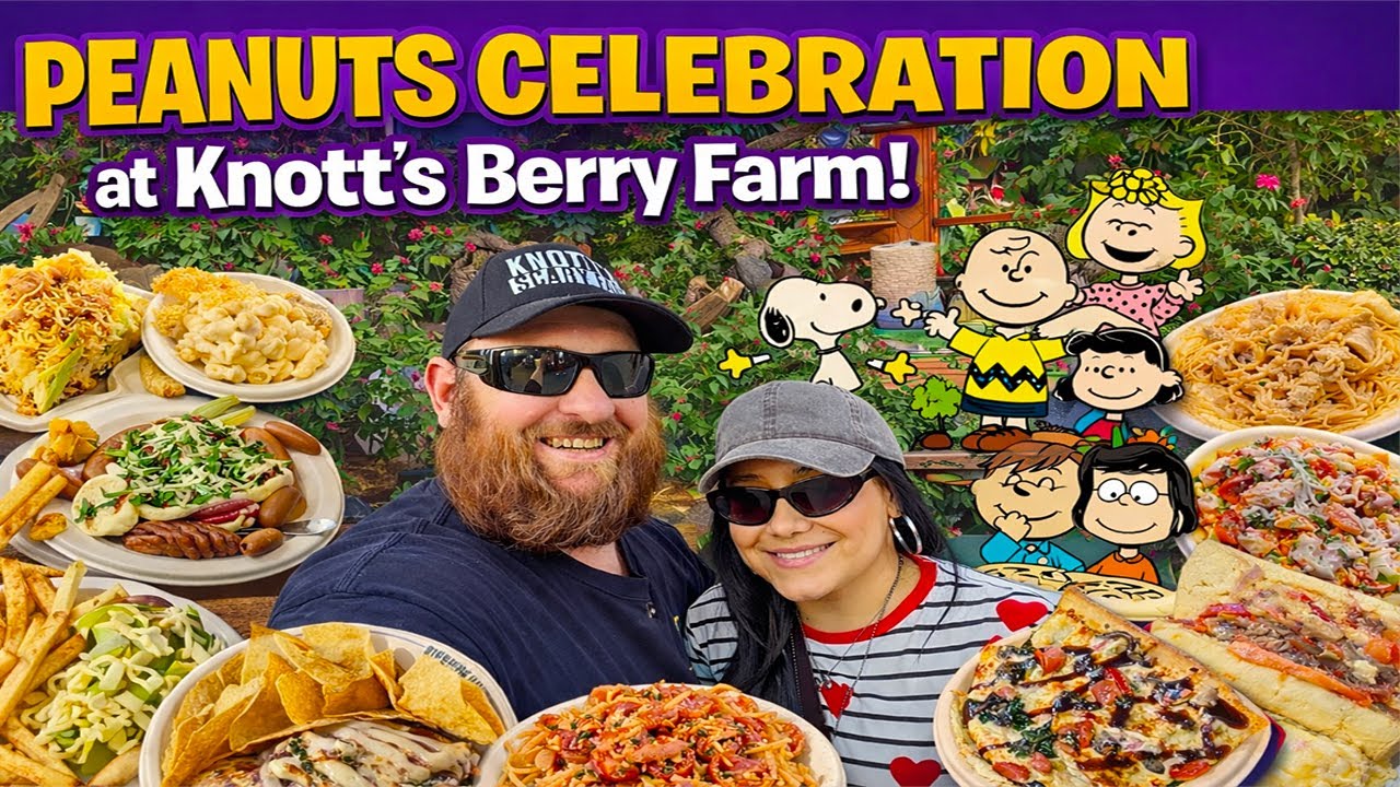 Фестиваль Peanuts в парке Knott’s 🍿 Полный обзор гастрономического фестиваля! Закуски и развлечен...
