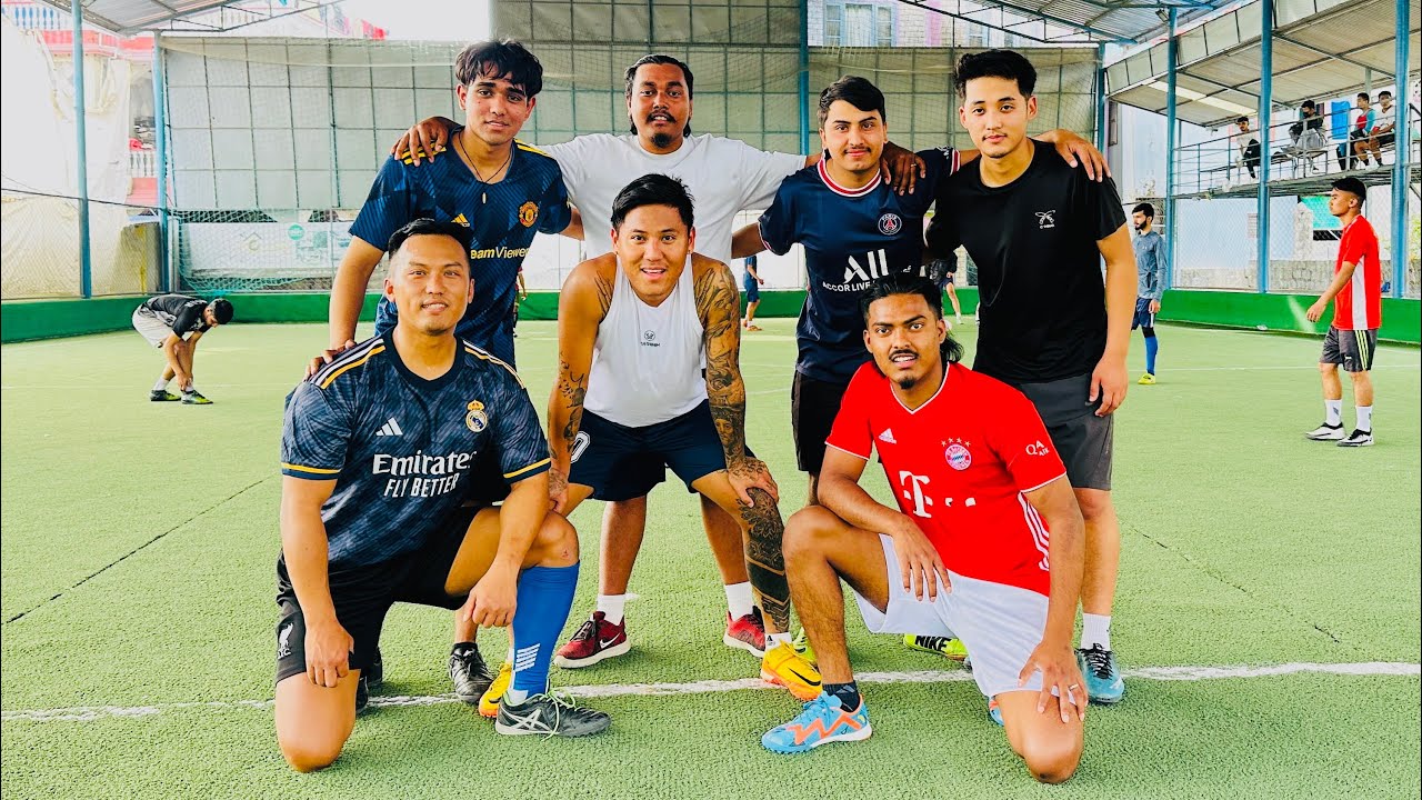 Futsal game ma dona dai ley vanda dharai goal hanya😆