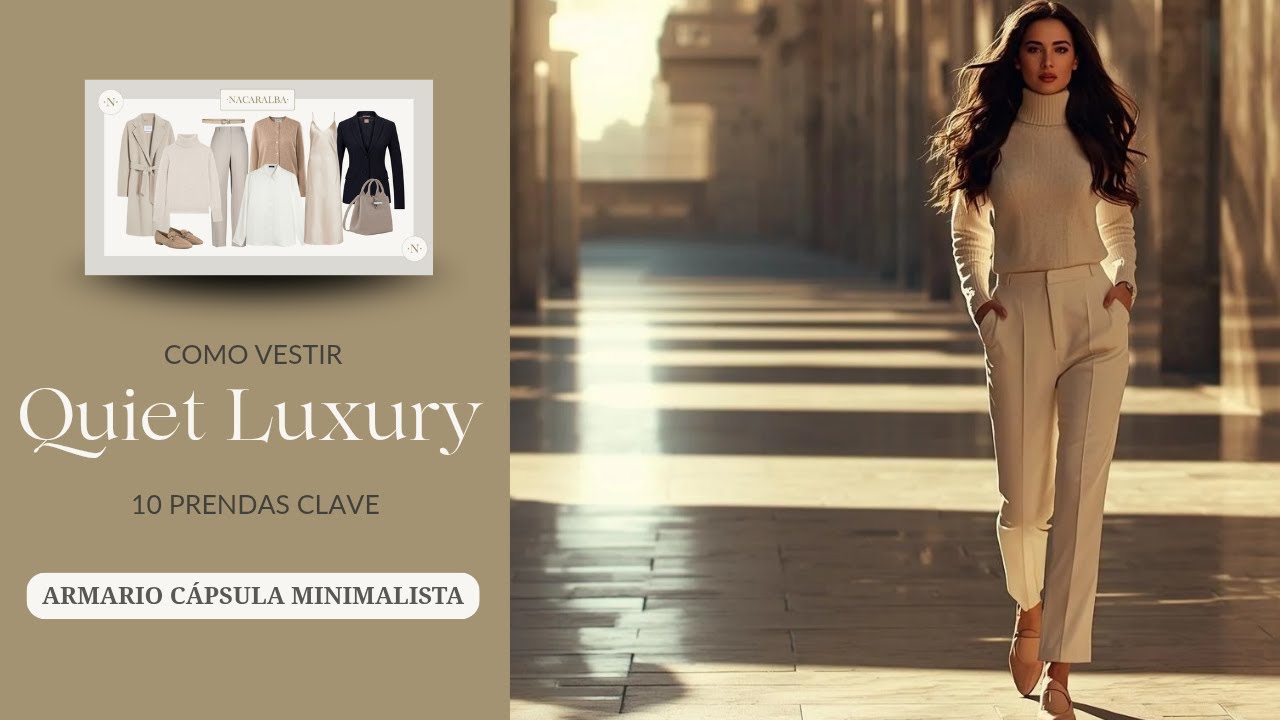 Como vestir Quiet Luxury: ✨️10 prendas clave para tu Armario Cápsula Minimalista✨️Nacaralba