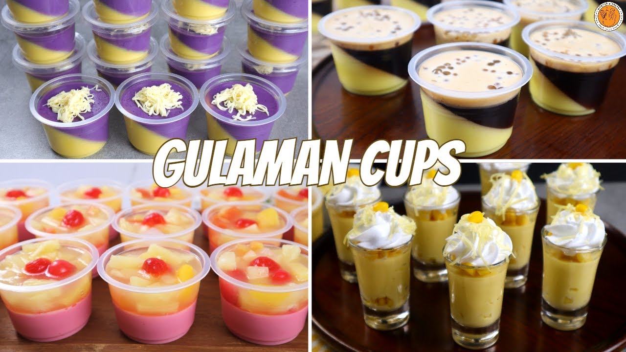 4 EASY GULAMAN DESSERTS IN A CUP | Mortar and Pastry