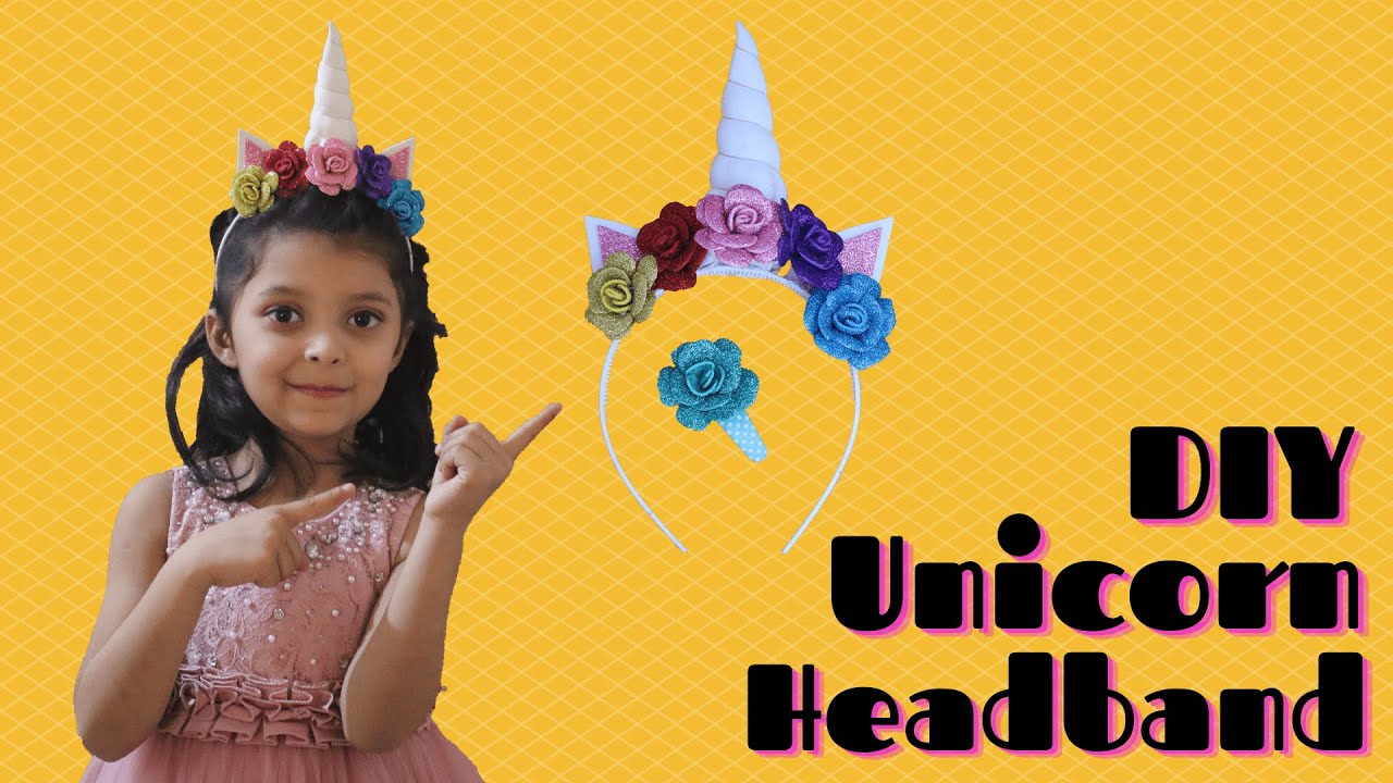 How To Make Unicorn Hairband l Disney DIY Unicorn Headband l Hair Accessories l Foam Sheet Craft