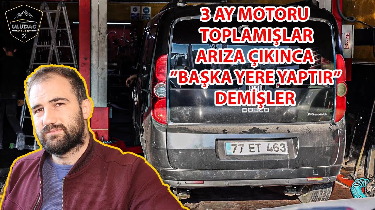 SIFIR TOPLATTIĞI MOTOR HATALI ÇIKINCA ARACINI BİZE GETİRDİ ! (Fiat Doblo 1.6 Multijet )