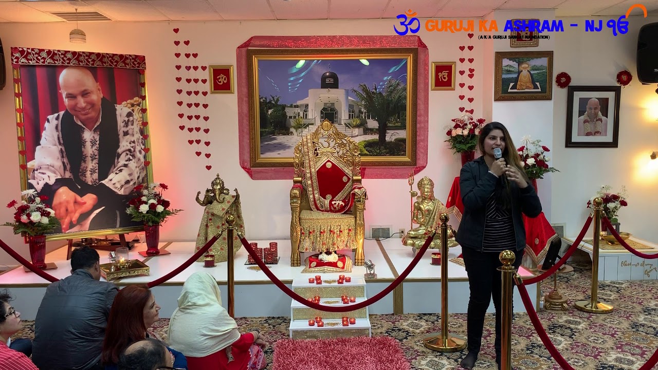 Satsang By Kritika Aunty  - Guruji Ka Ashram - New Jersey - USA - Somerset Temple