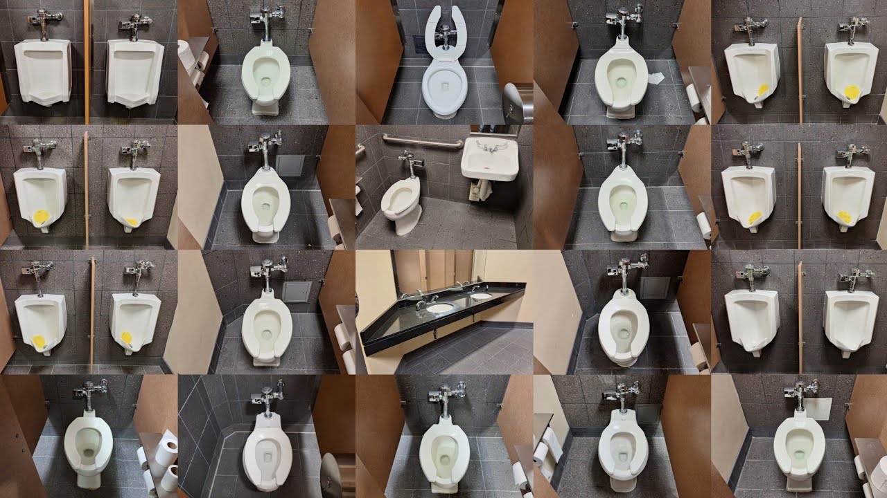 1983 Office Building All Men's Restrooms