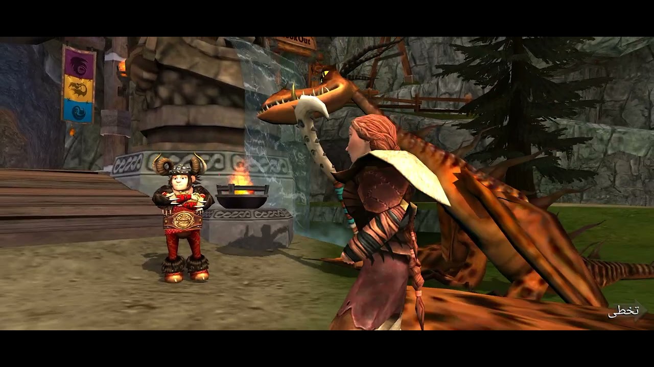 انشاء شخصية جديدة في school of dragons بعد العودة