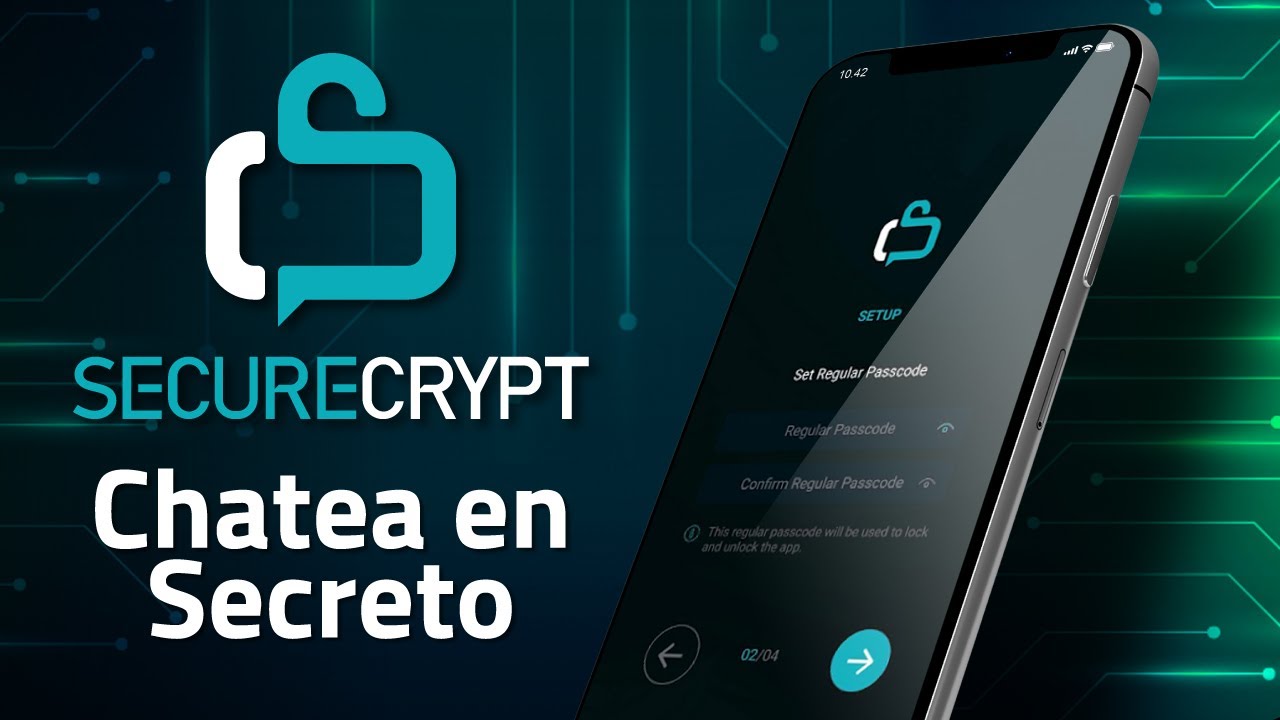 SecureCrypt App, comunicaciones seguras y encriptadas para chatear en secreto 🔐