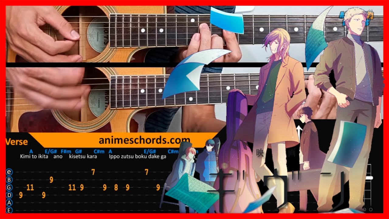 Given Movie OST - Yoru Ga Akeru | Acoustic Guitar Lesson [Tutorial + TAB + CHORDS]