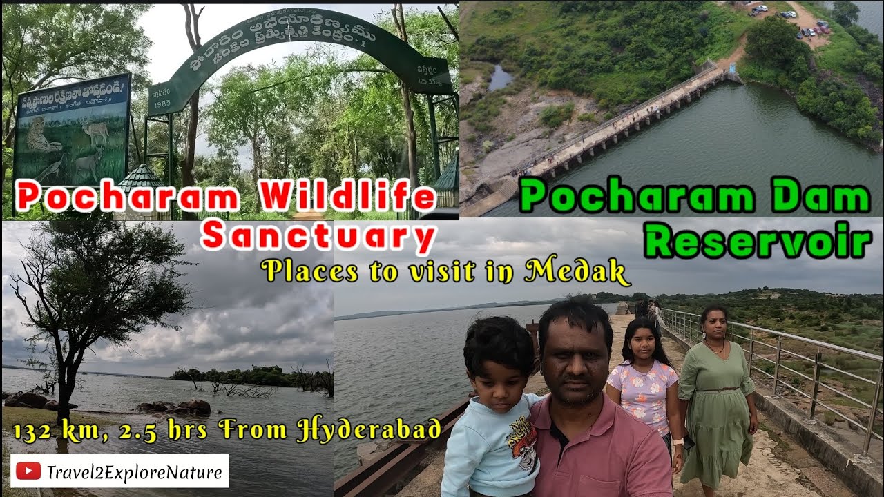 Pocharam Dam | Pocharam Wildlife Sanctuary | Places near Hyderabad 