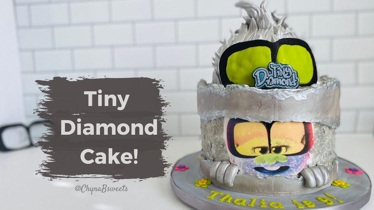 TROLLS WORLD TOUR CAKE! I Tiny Diamond Fault Line Cake!