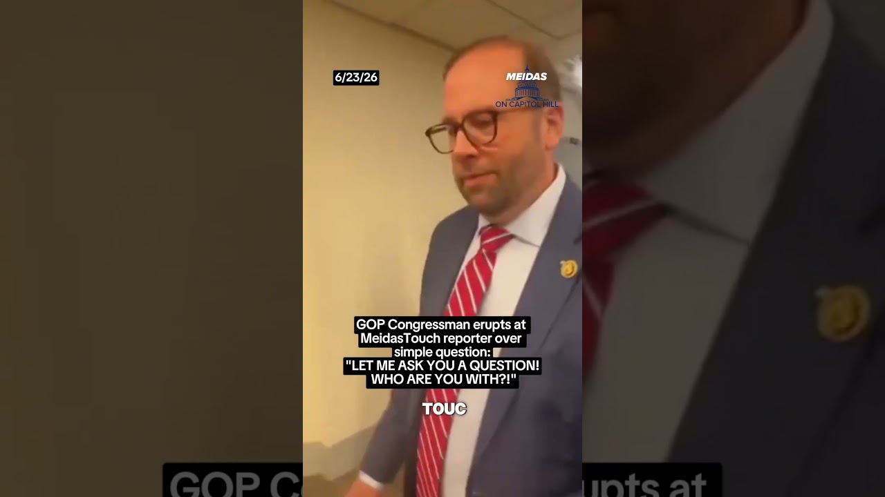GOP Congressman ERUPTS at Meidas Reporter over SIMPLE Question