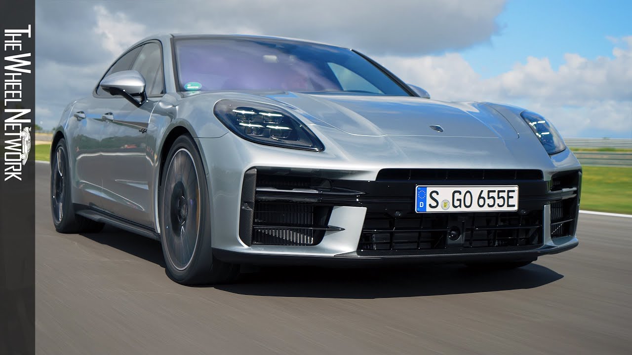 2024 Porsche Panamera Turbo E-Hybrid | Dolomite Silver | Driving, Interior, Exterior